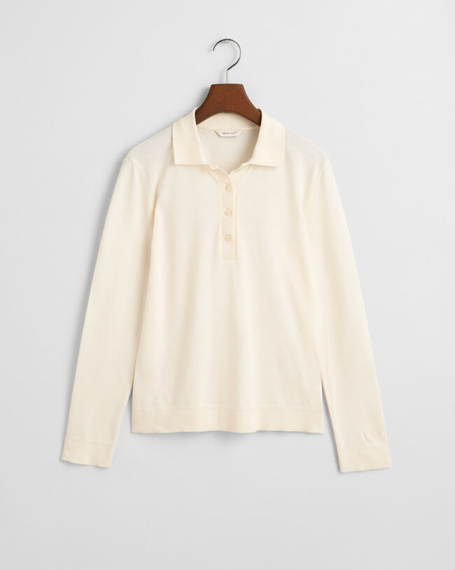 Polo à manches longues sans coutures