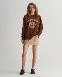 Sweat-shirt ras du cou ultra-ample GANT USA