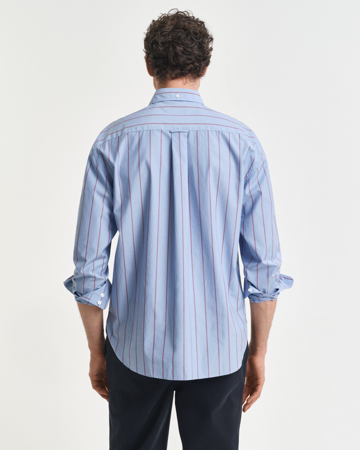 Relaxed Fit Striped Heritage Poplin hemd