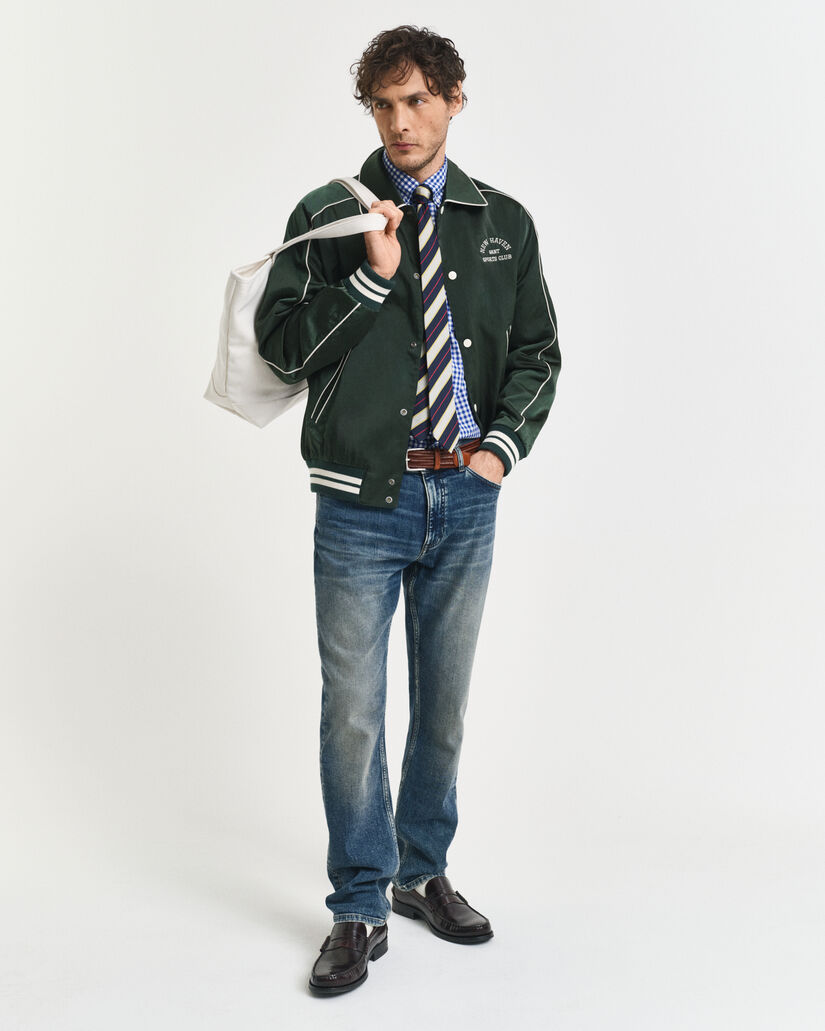 Regular Fit Classic hemd met Gingham-ruitje van poplin