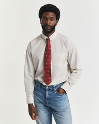 Chemise ultra-ample en coton Oxford à carreaux Luxury