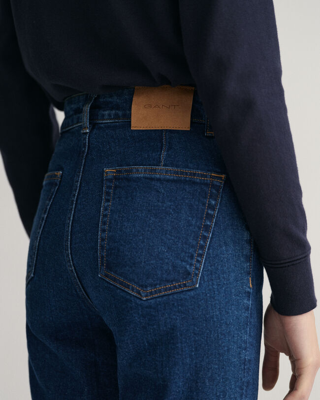 Cropped flare jeans