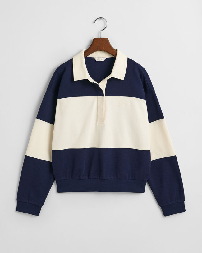 Rugger en piqué texturé à colour-block