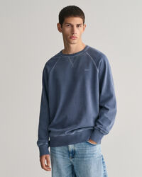 Sunfaded sweatshirt met ronde hals