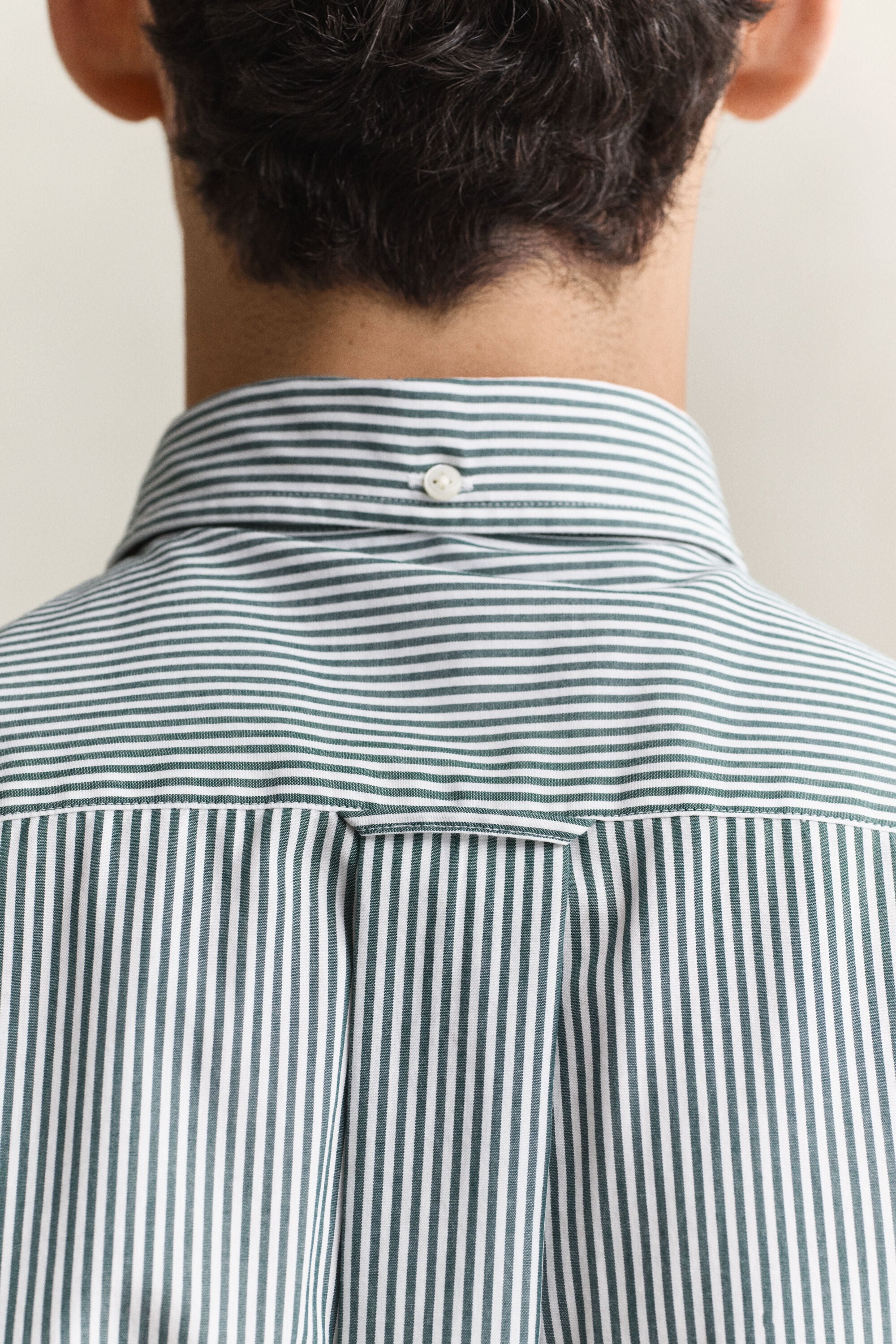 Classic Regular gestreept poplin hemd