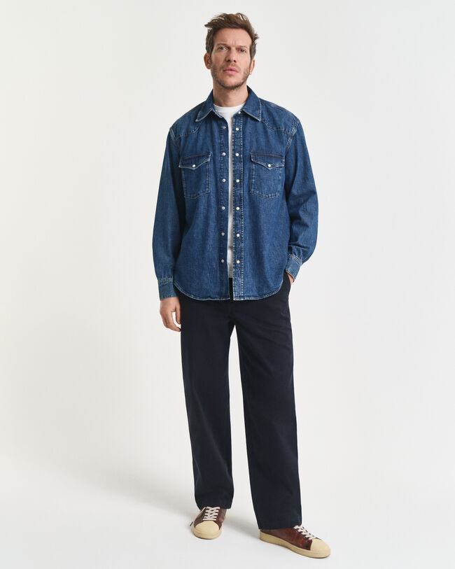 Relaxed Fit Rodeo denim hemd