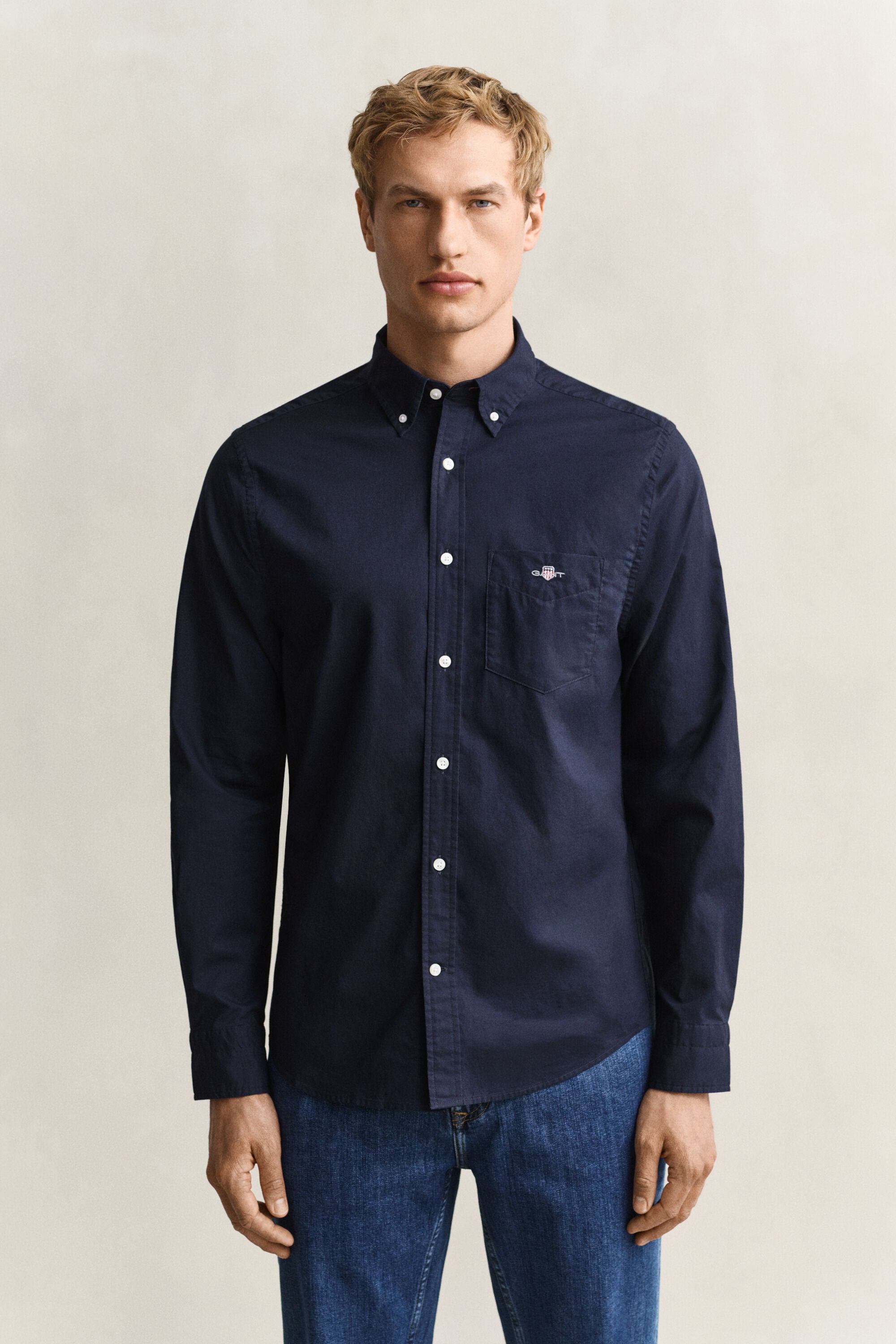 Classic Regular poplin hemd