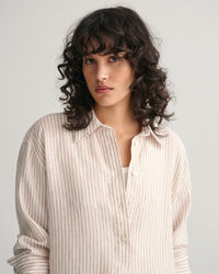 Linnen overhemdjurk met strepen