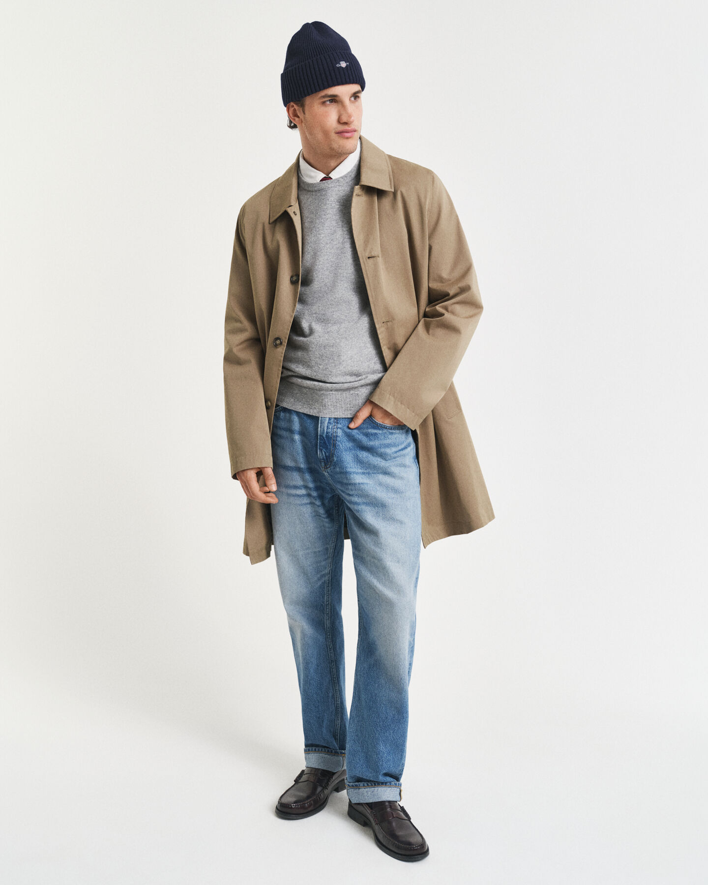 Trui met ronde hals van buitengewoon zachte lamswol