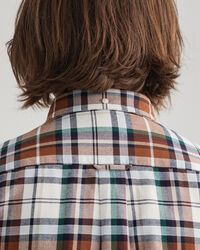 Chemise regular fit en coton Oxford &agrave; carreaux