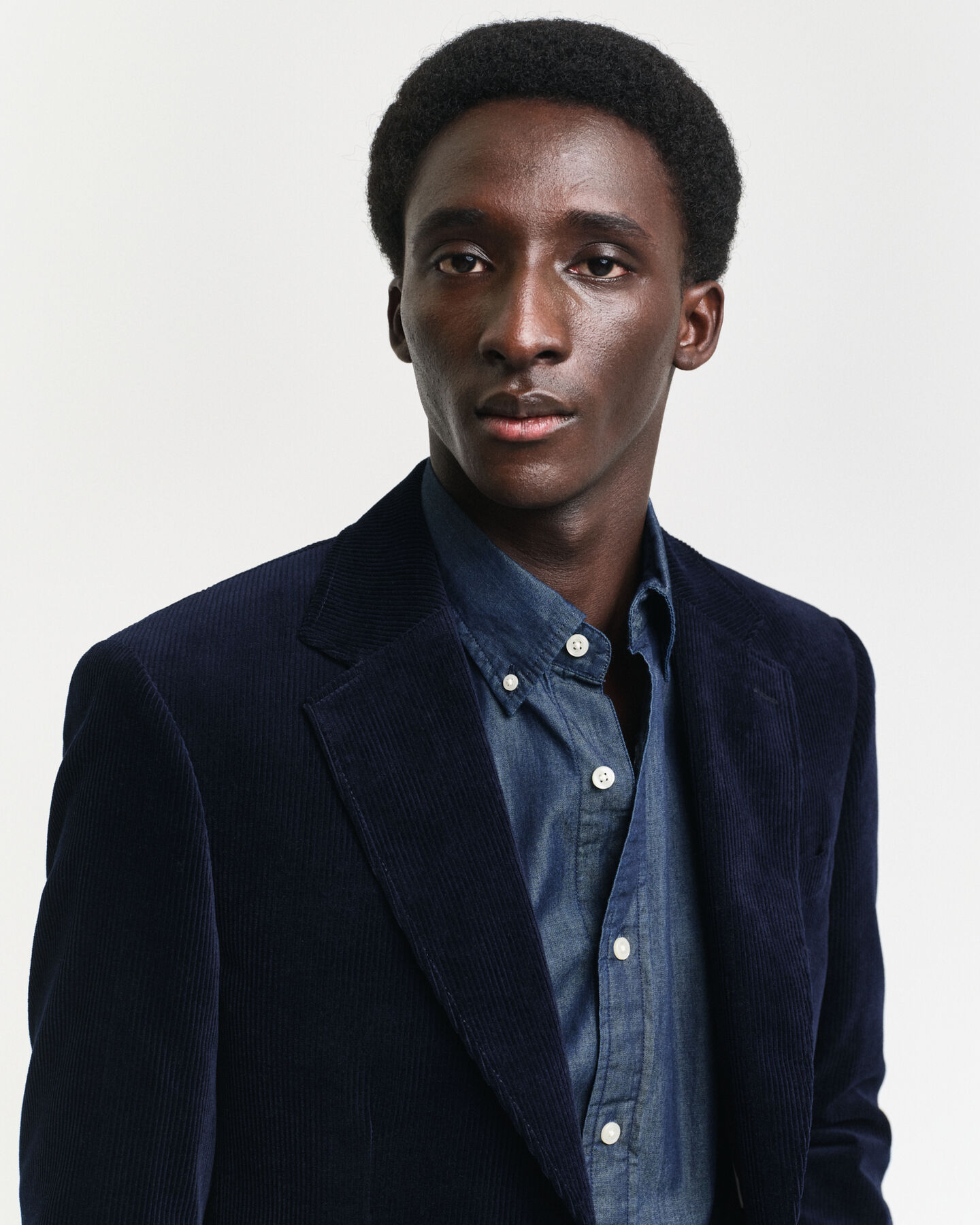 Slim Fit corduroy kostuumjasje