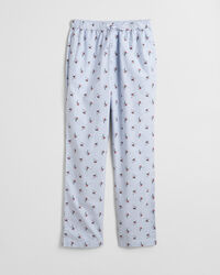 Pantalon de pyjama en coton Oxford imprimé ski