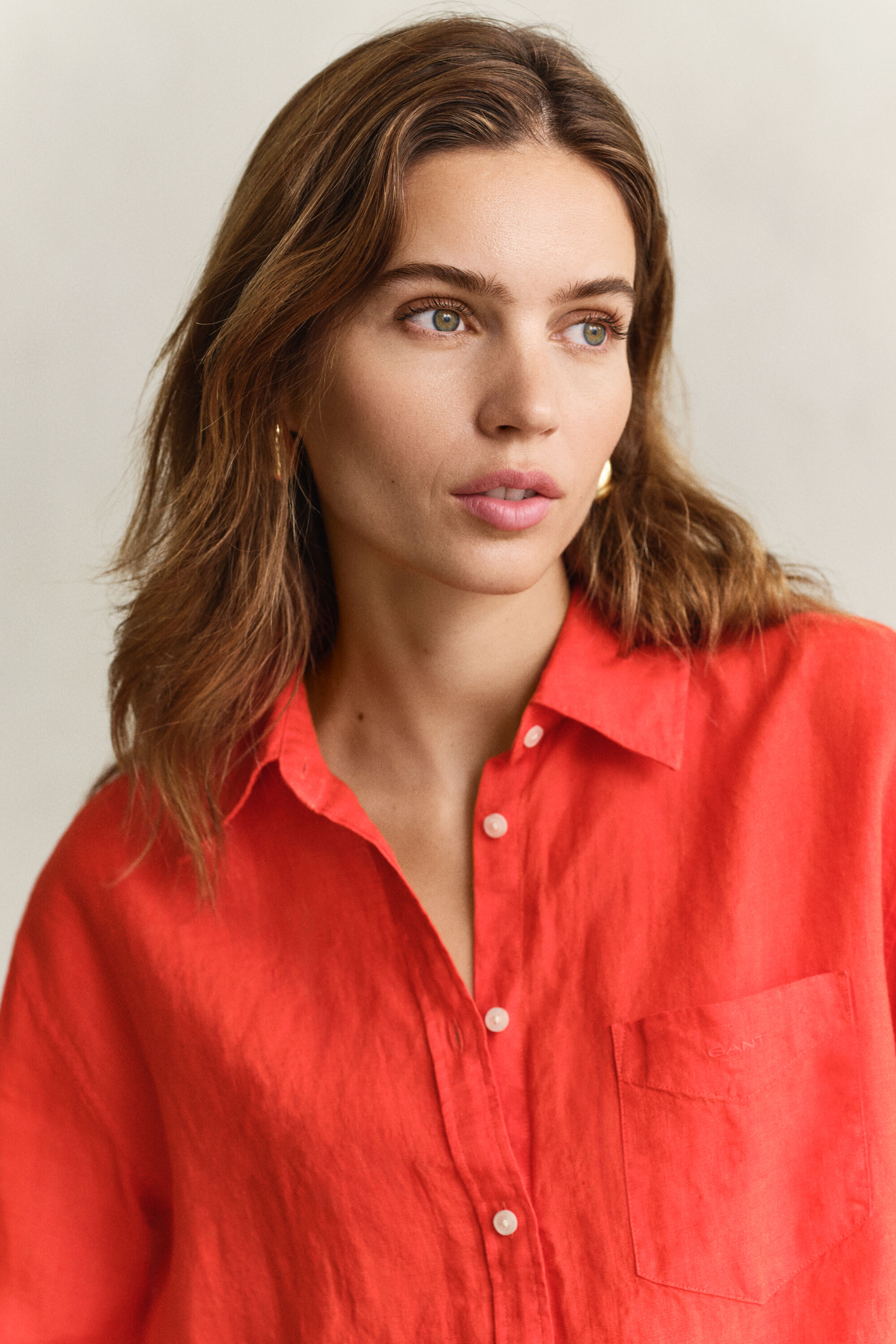 Chemise relaxed fit en lin