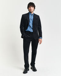Slim Fit corduroy kostuumbroek