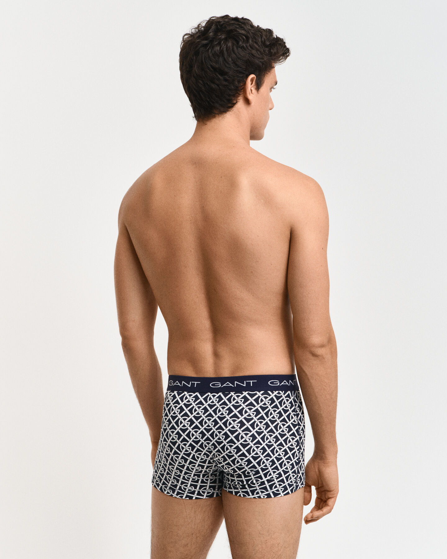 Set van drie boxershorts met G-patroon