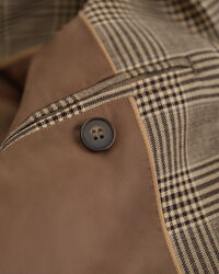 Regular Fit geruite blazer van wolmix