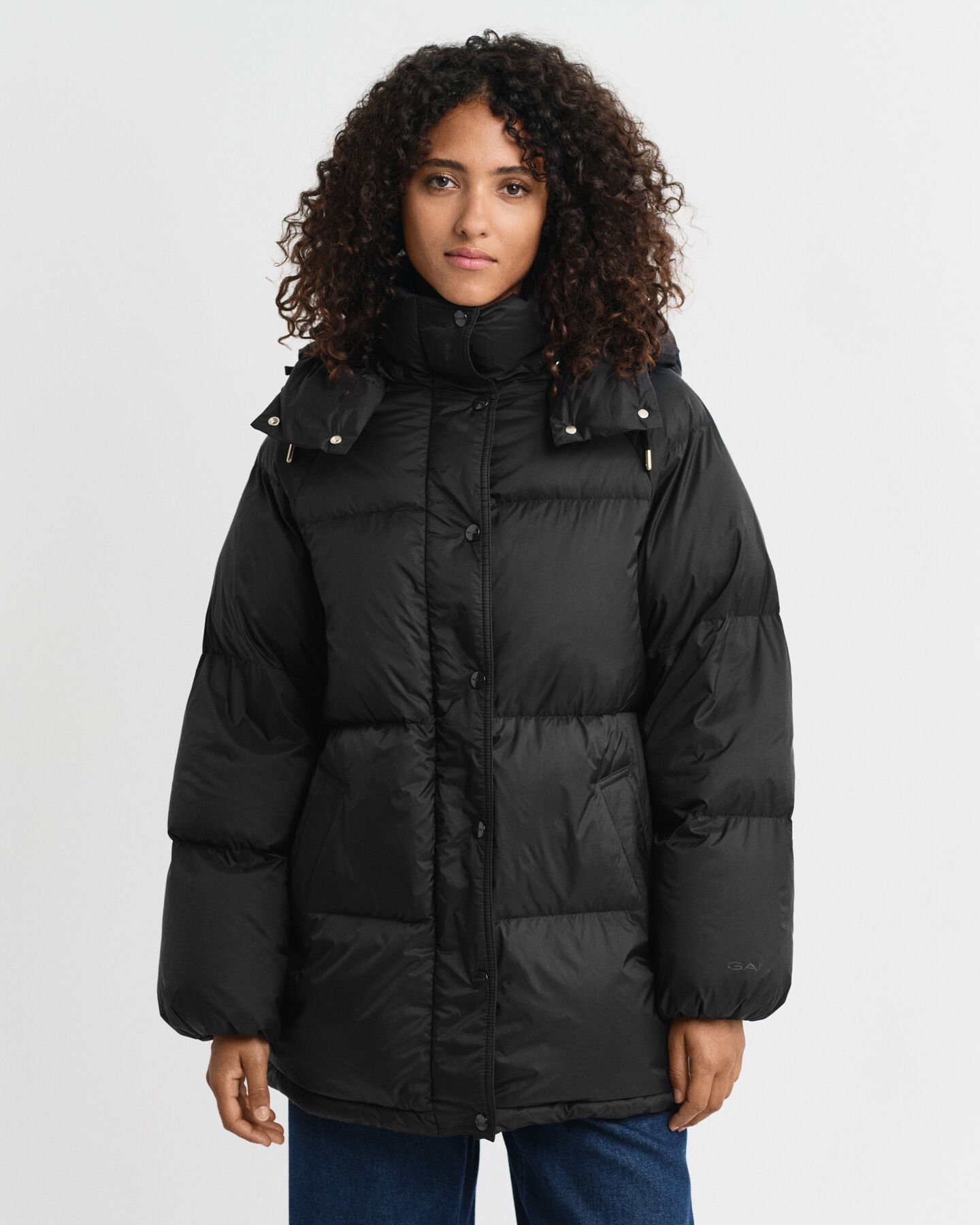 Doudoune mi-longue en duvet