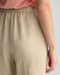 Pantalon relaxed fit en lin mélangé Pull-On