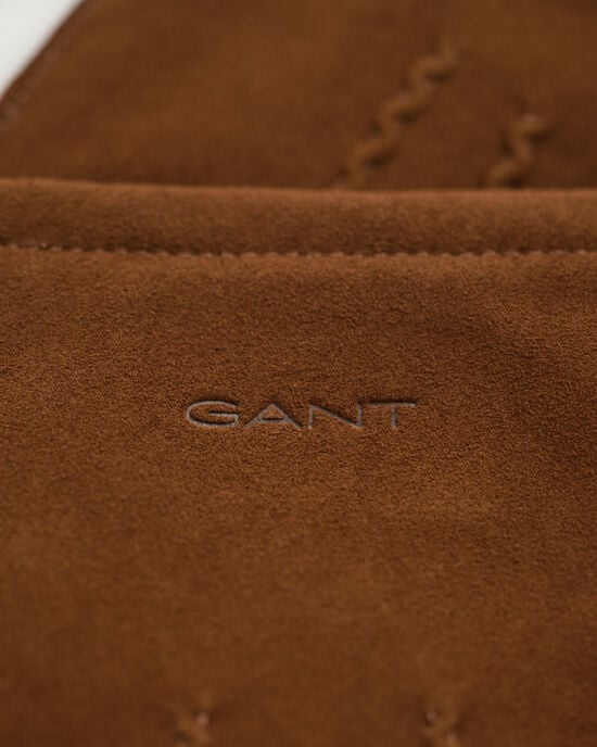 Gants en daim doublés de cachemire