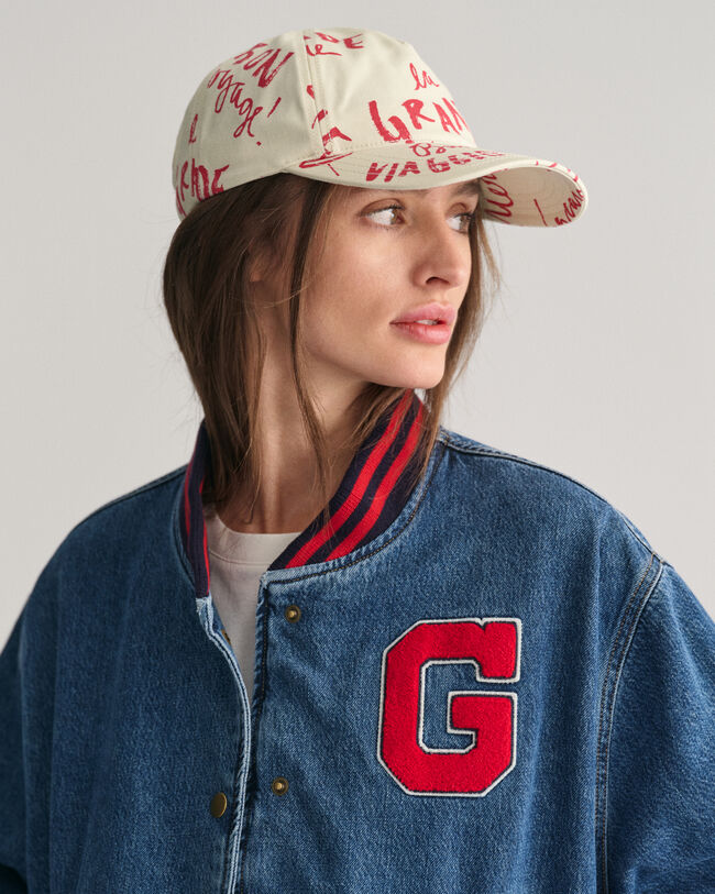 Veste en denim Varsity