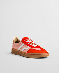 Baskets en daim et satin Cuzima