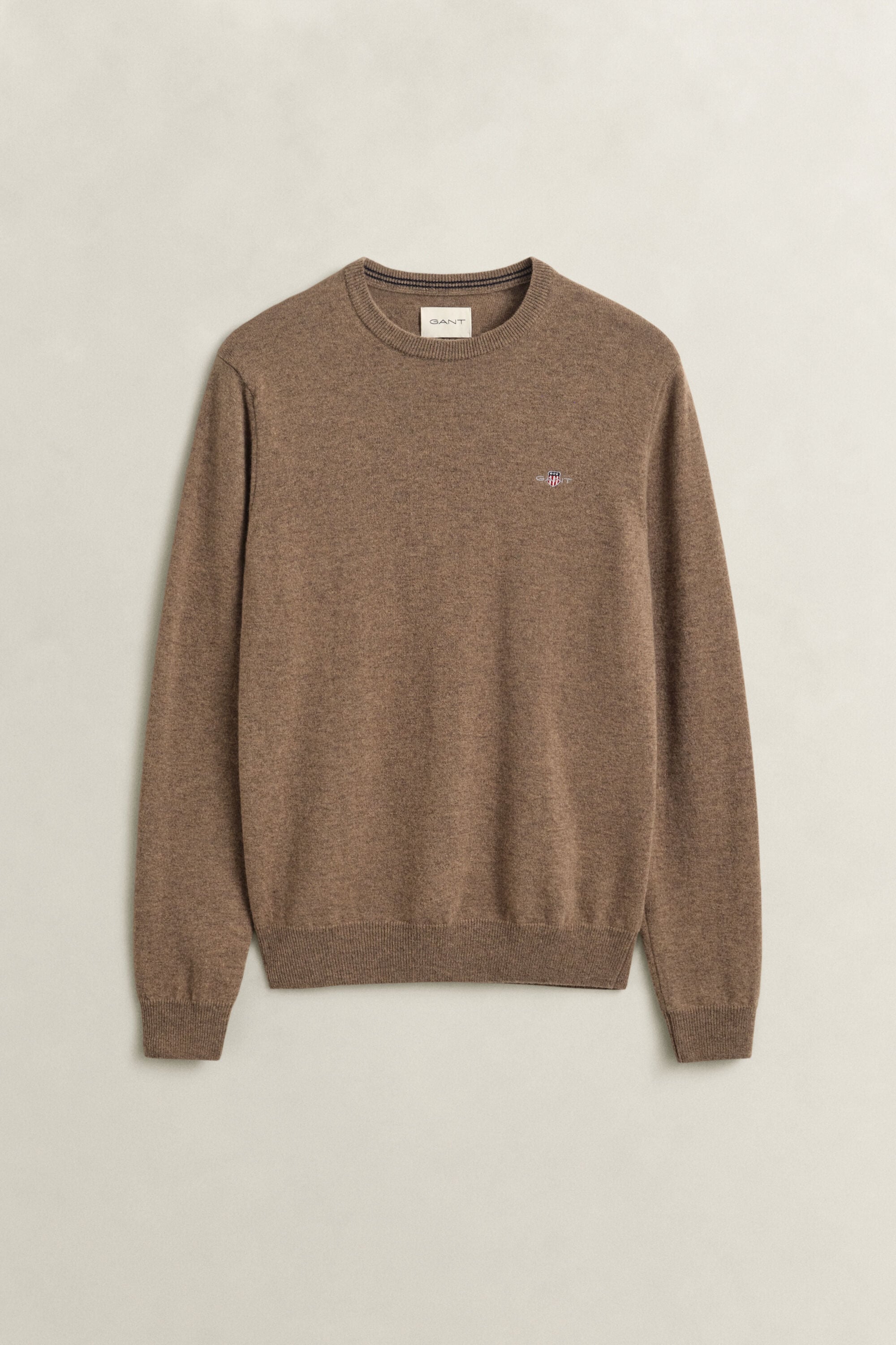 Pull col rond en laine d’agneau