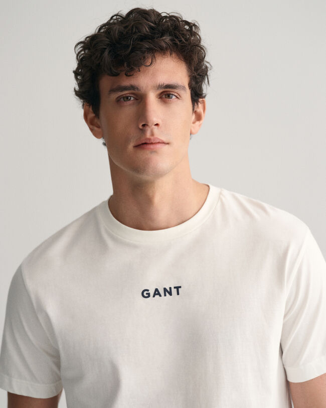 T-shirt avec petit contrastant GANT Logo