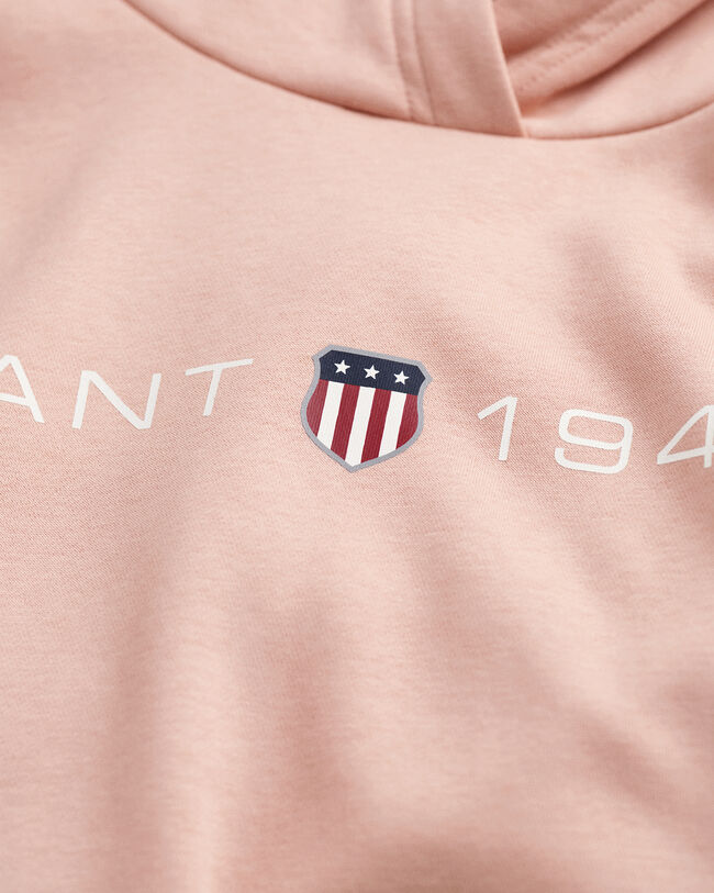 Archive Shield hoodie met print