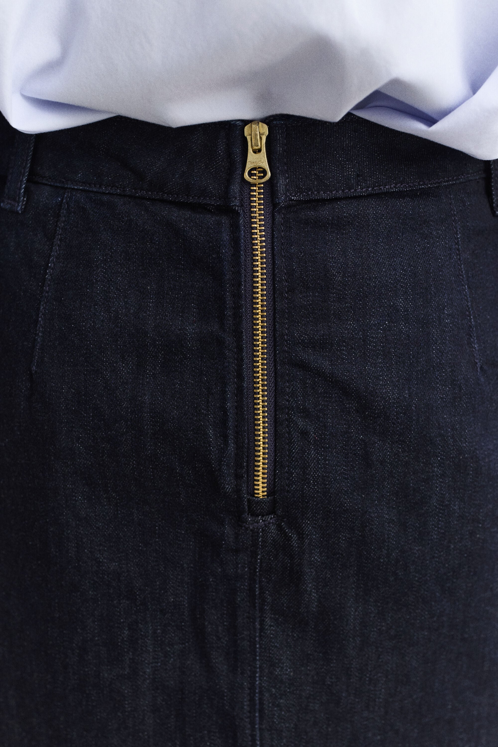 Jupe crayon en denim
