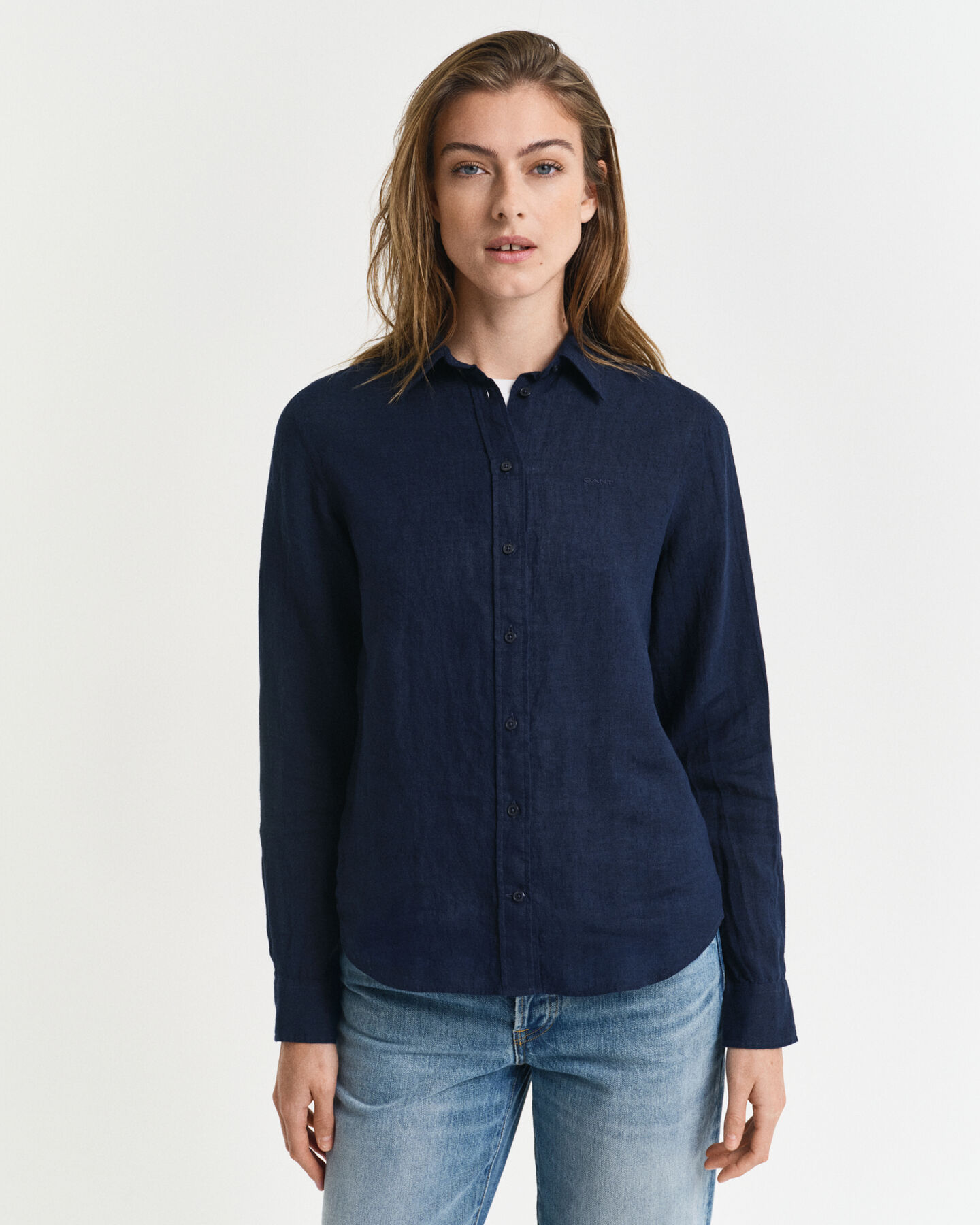 Chemise regular fit en lin