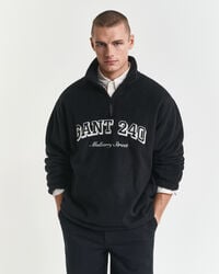 Fleecetrui met print