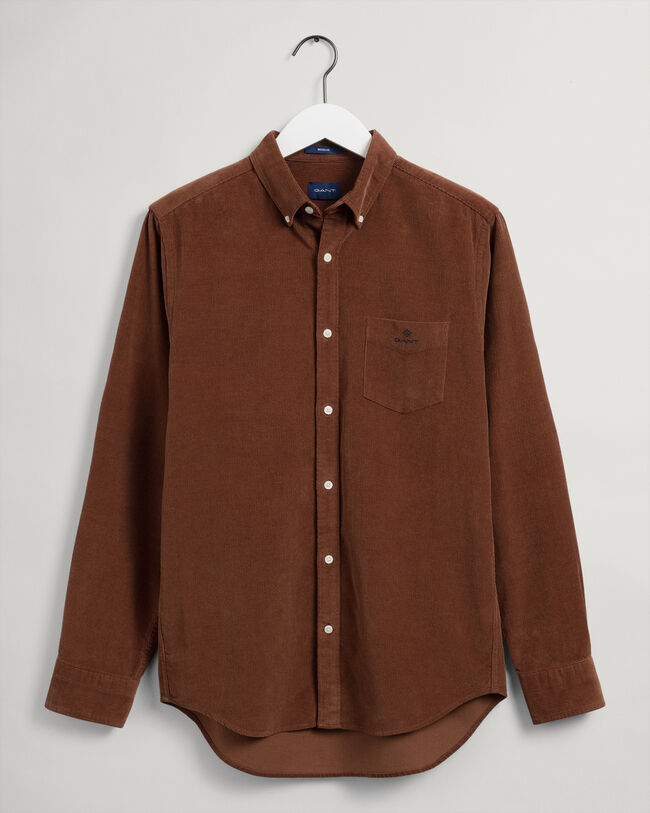 Regular Fit corduroy hemd