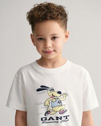 T-shirt &agrave; imprim&eacute; chien sportif GANT Kids