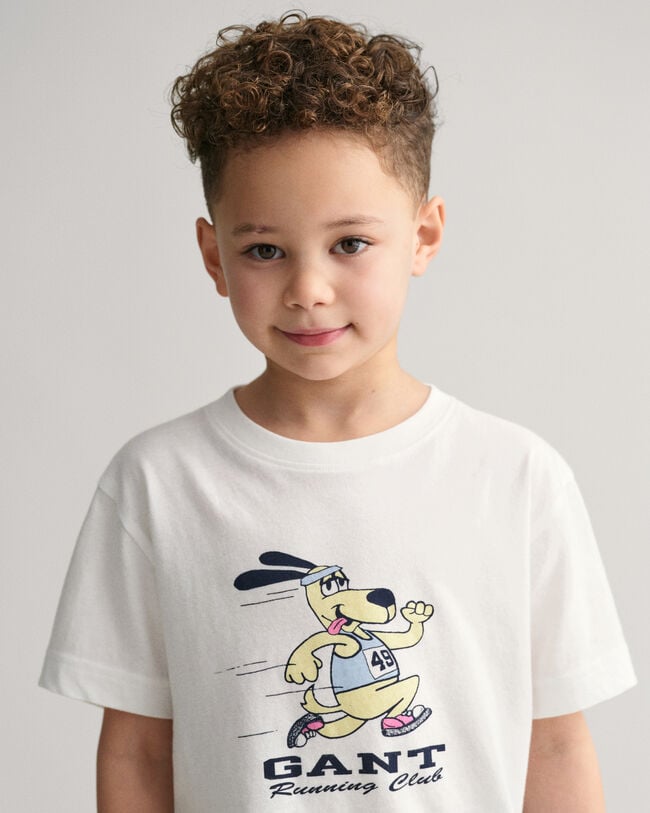 T-shirt &agrave; imprim&eacute; chien sportif GANT Kids
