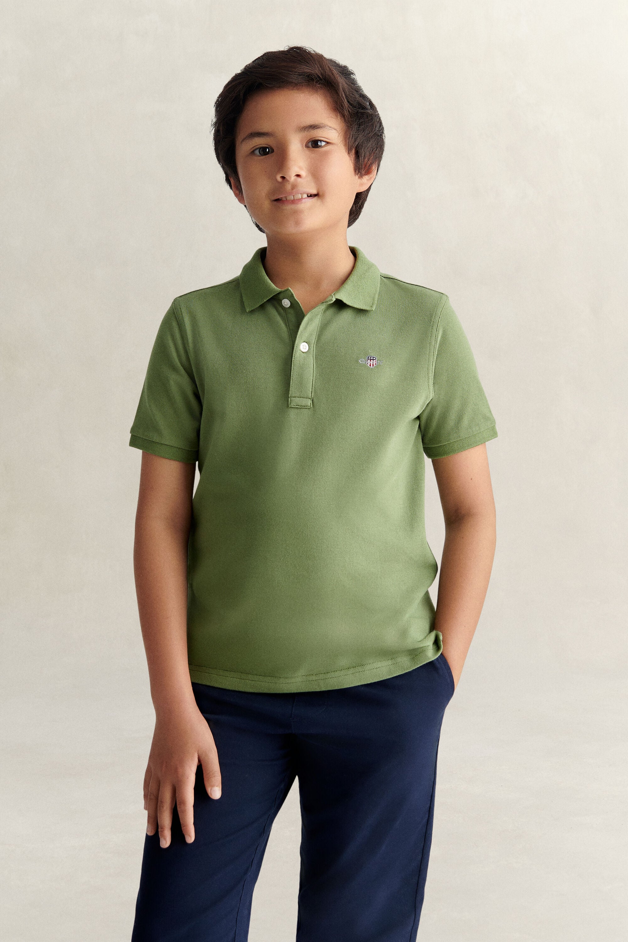 Polo avec écusson Ado