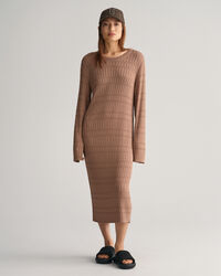 Robe en maille texturée