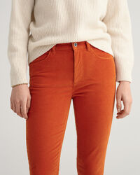 Jean slim fit court en velours c&ocirc;tel&eacute; Farla