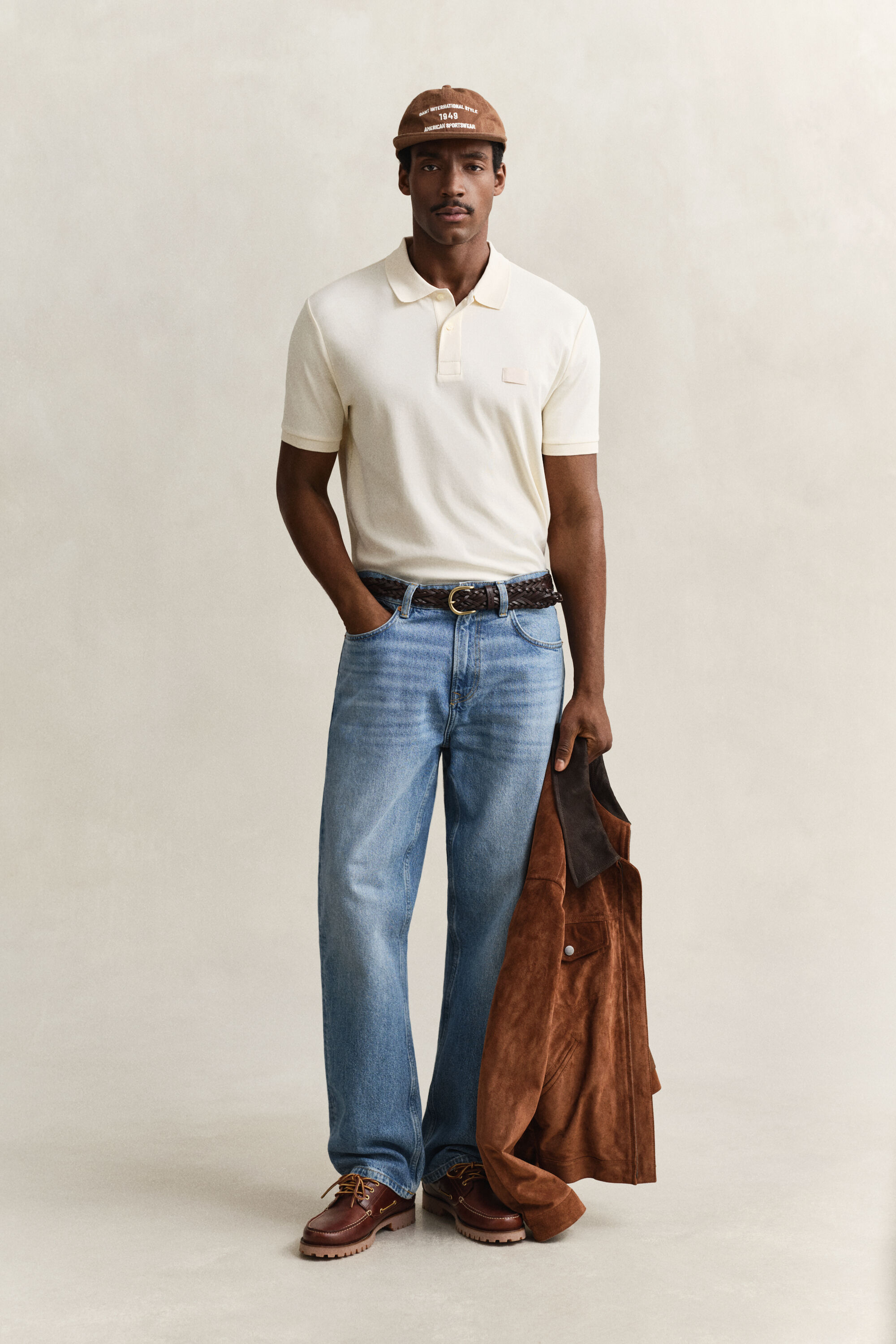 Polo en coton interlock