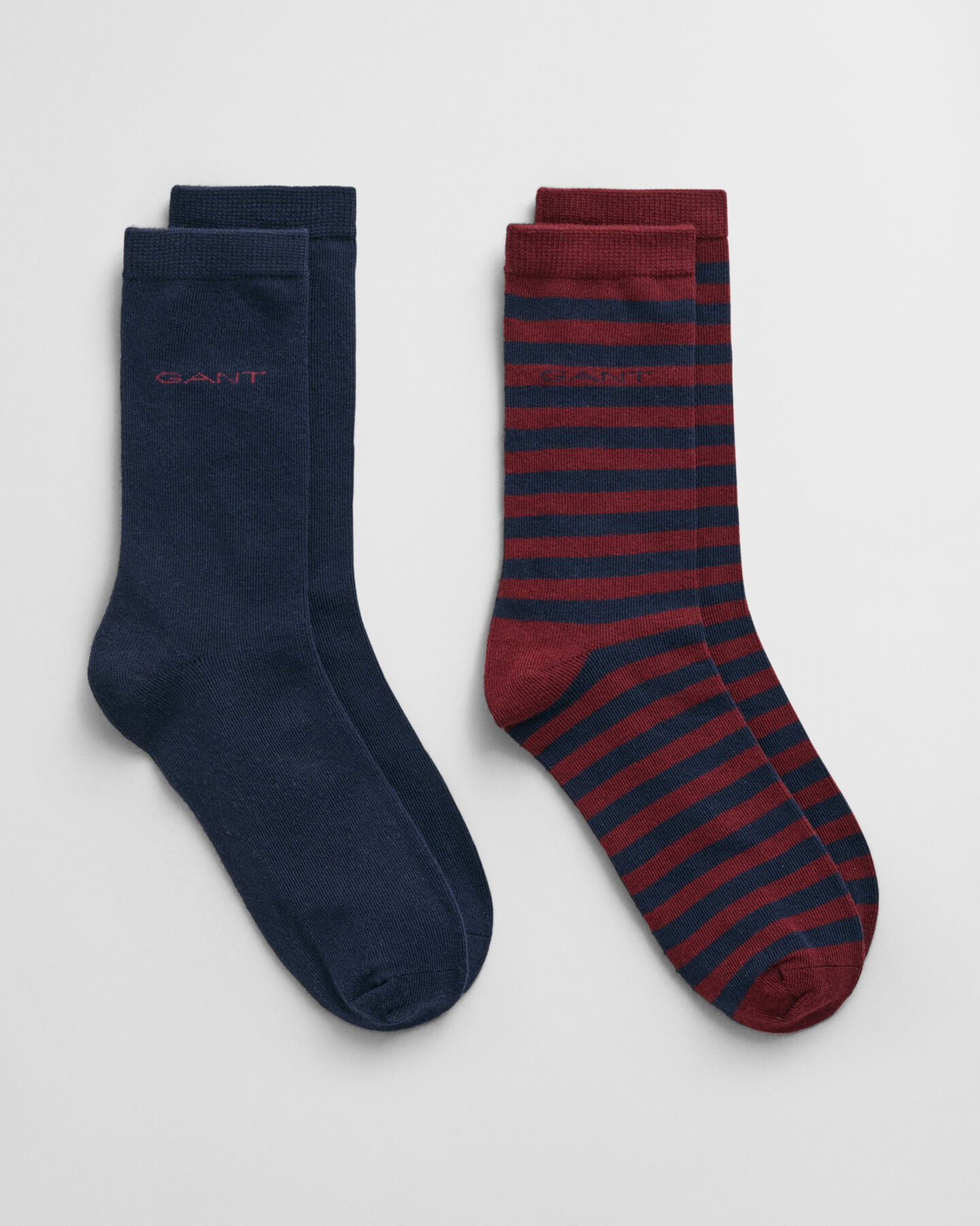Teens set van twee paar gestreepte sokken