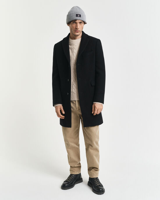 Manteau en laine classique