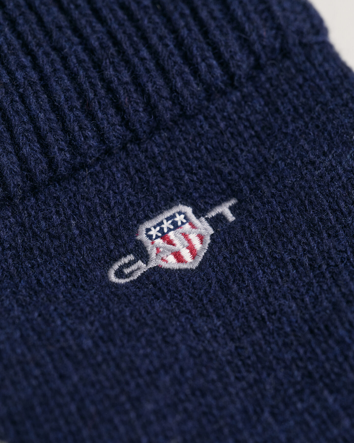 Gants en laine avec écusson