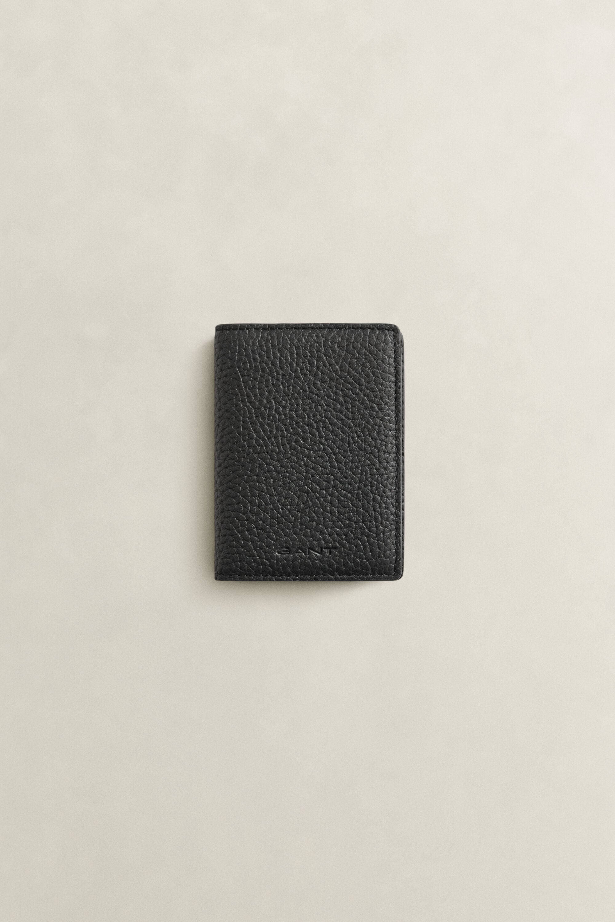 Porte-cartes en cuir à deux volets
