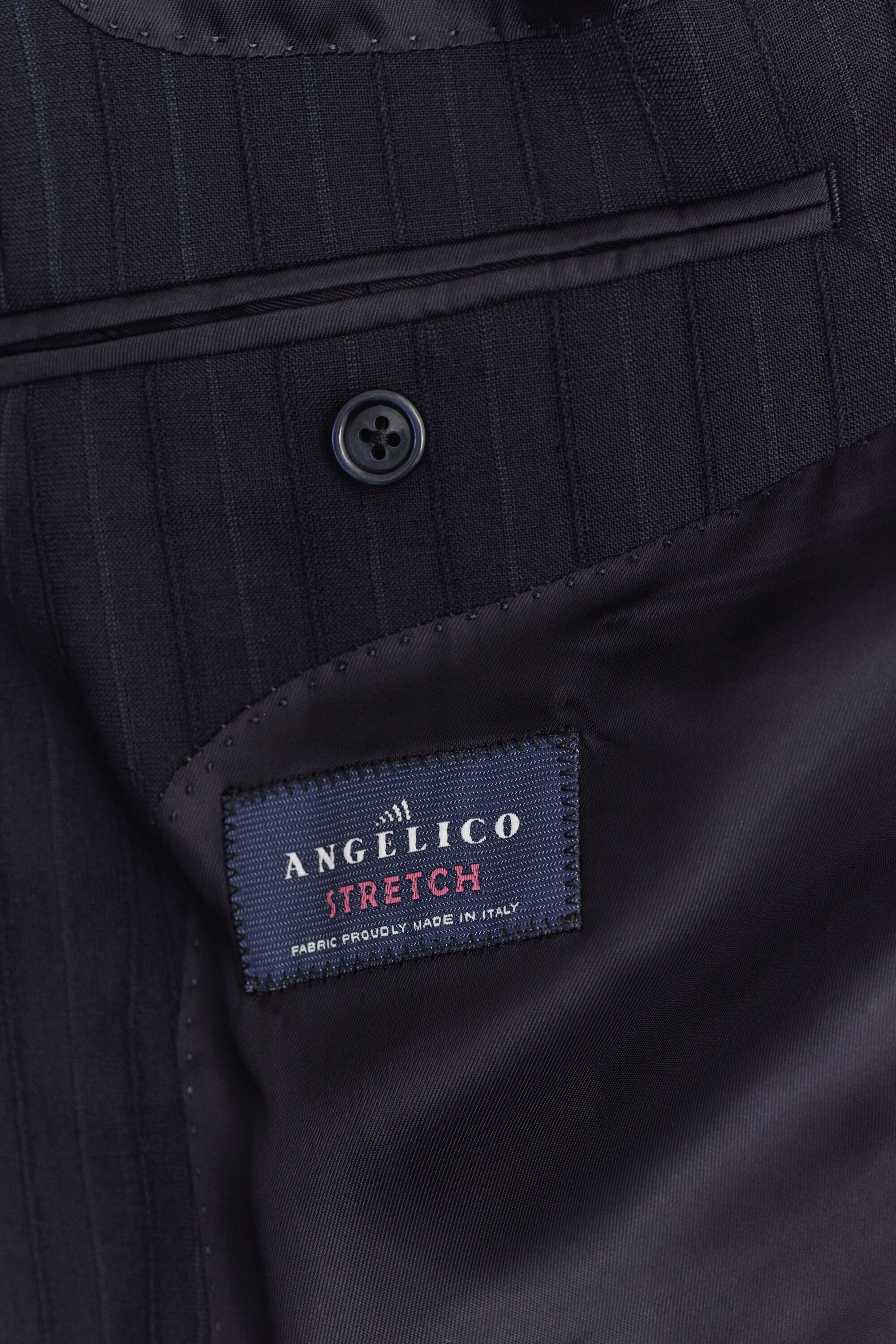 Veste de costume à rayures tennis ton sur ton