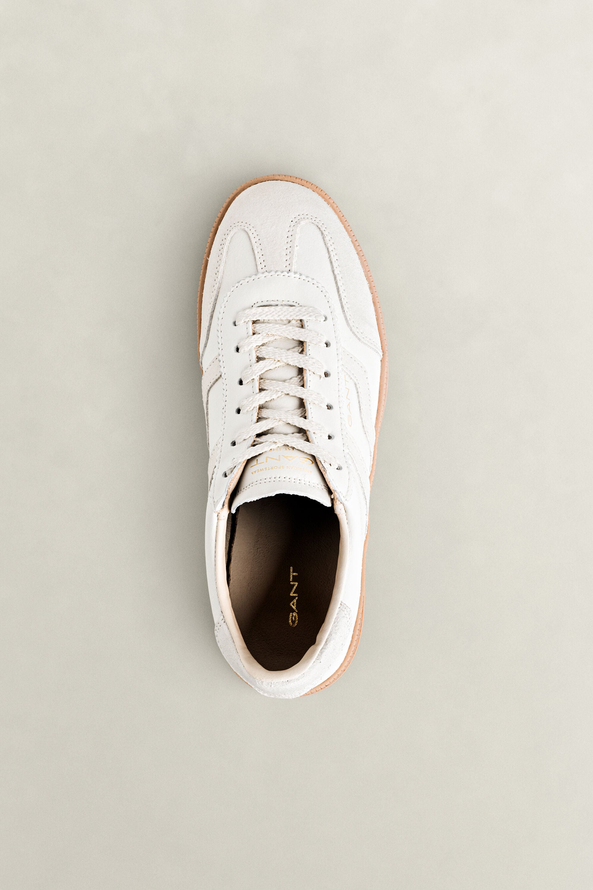 Cuzima-sneakers van suède-leer