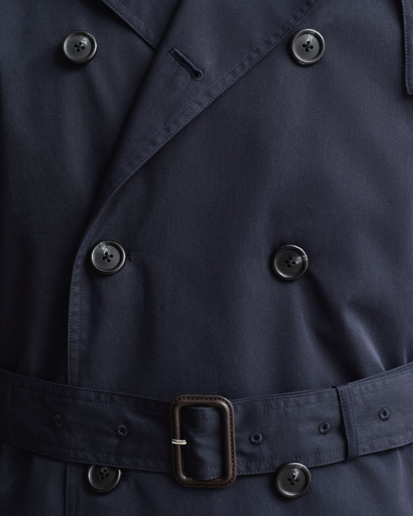 Trench-coat en coton mélangé