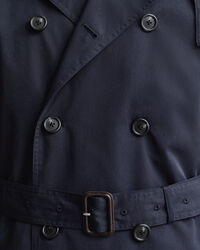 Trench-coat en coton mélangé