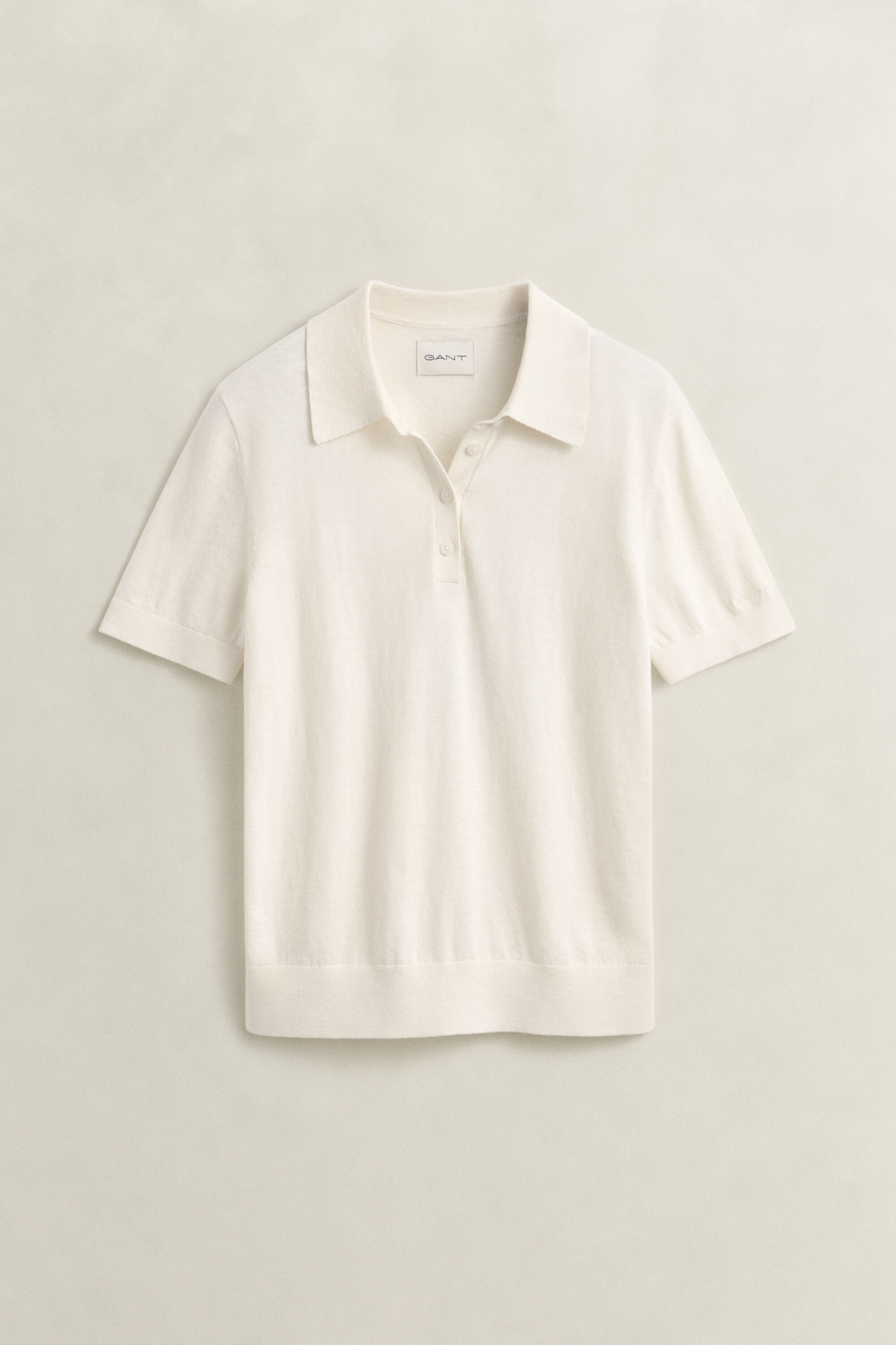 Pull léger façon polo en maille