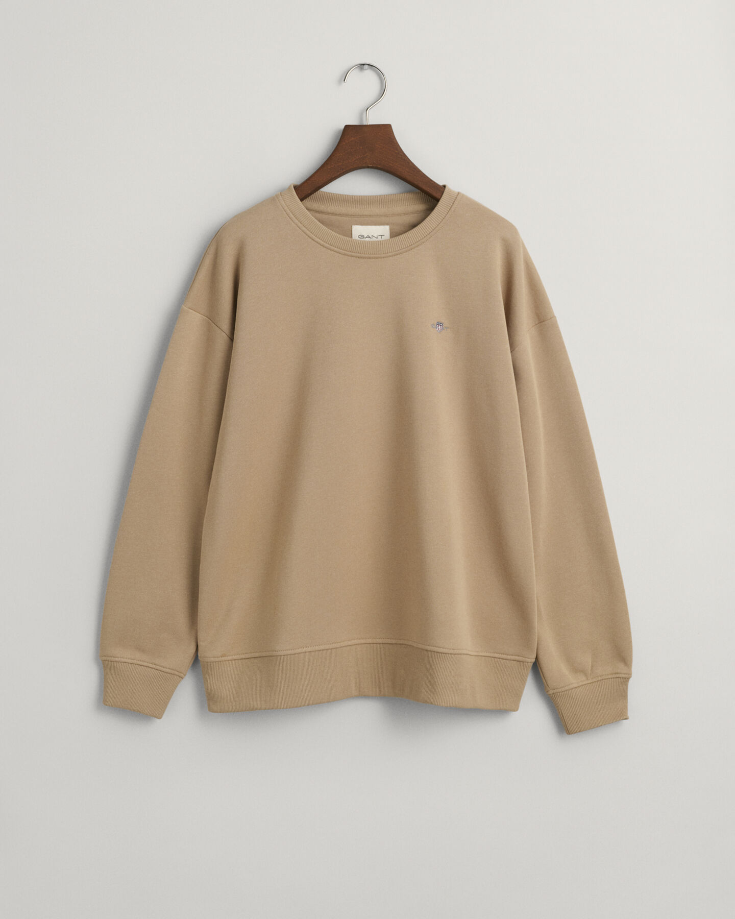 Shield sweatshirt met ronde hals