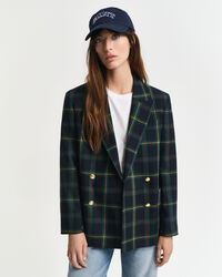 Veste blazer de costume regular fit à carreaux