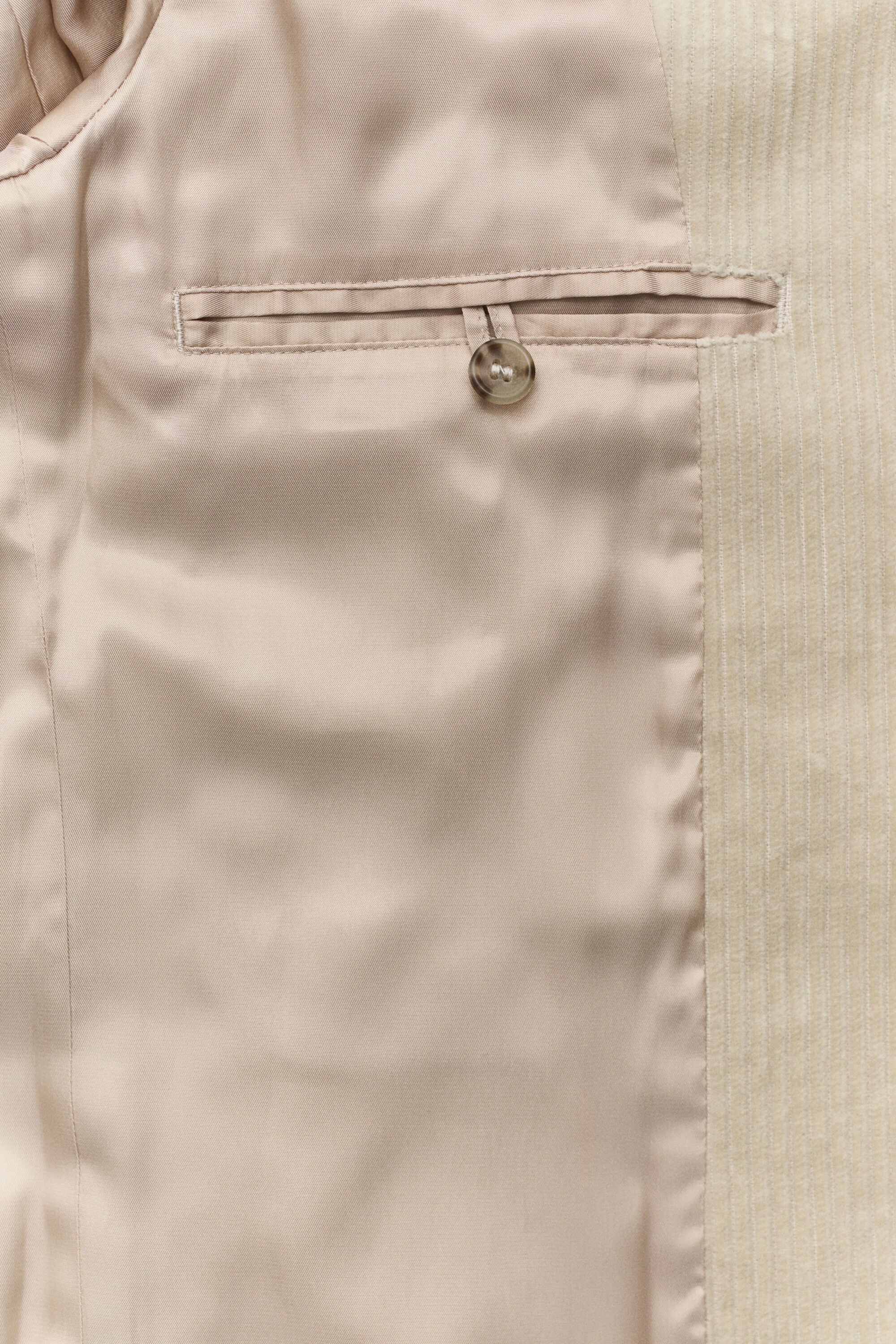 Veste de costume en velours côtelé